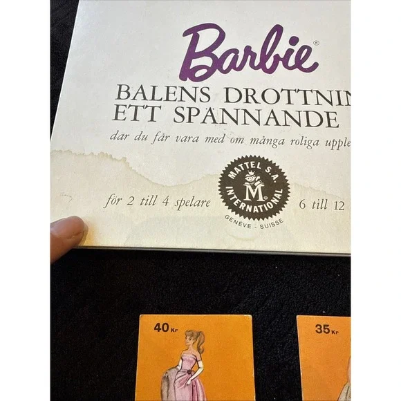 1965 Barbie Board Game SWEDISH Version Balens‎ Drottning Ett Spannande Spel - Picture 4 of 14